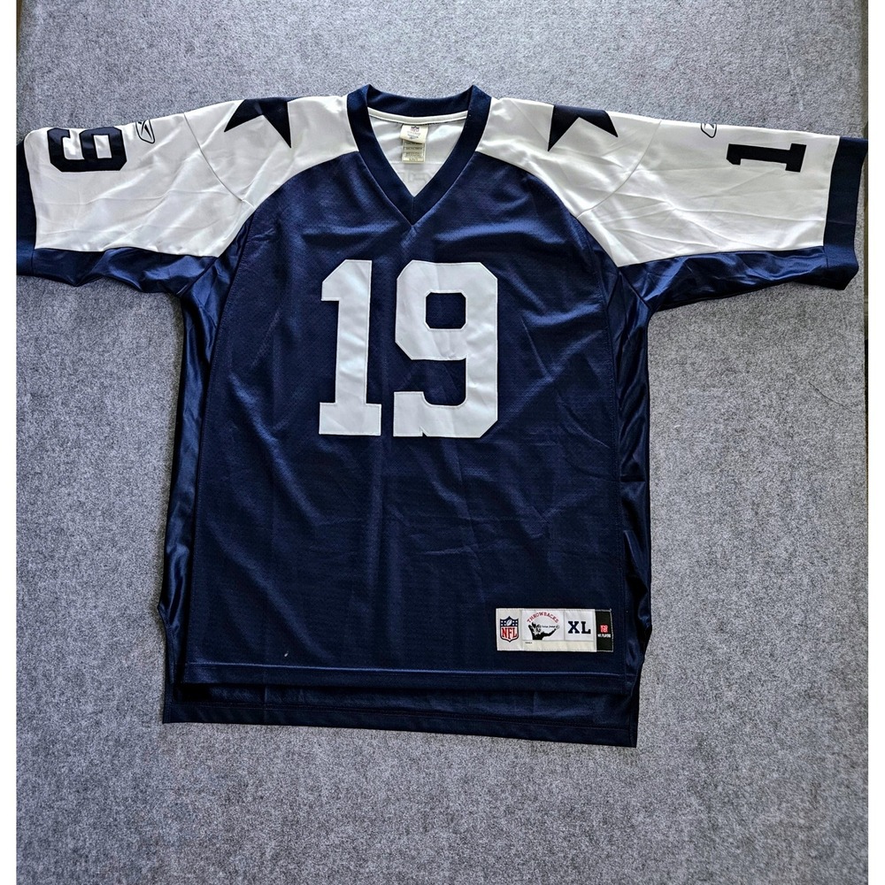 Reebok Miles Austin Dallas Cowboys NFL Vintage Jersey XL Navy Blue White 19